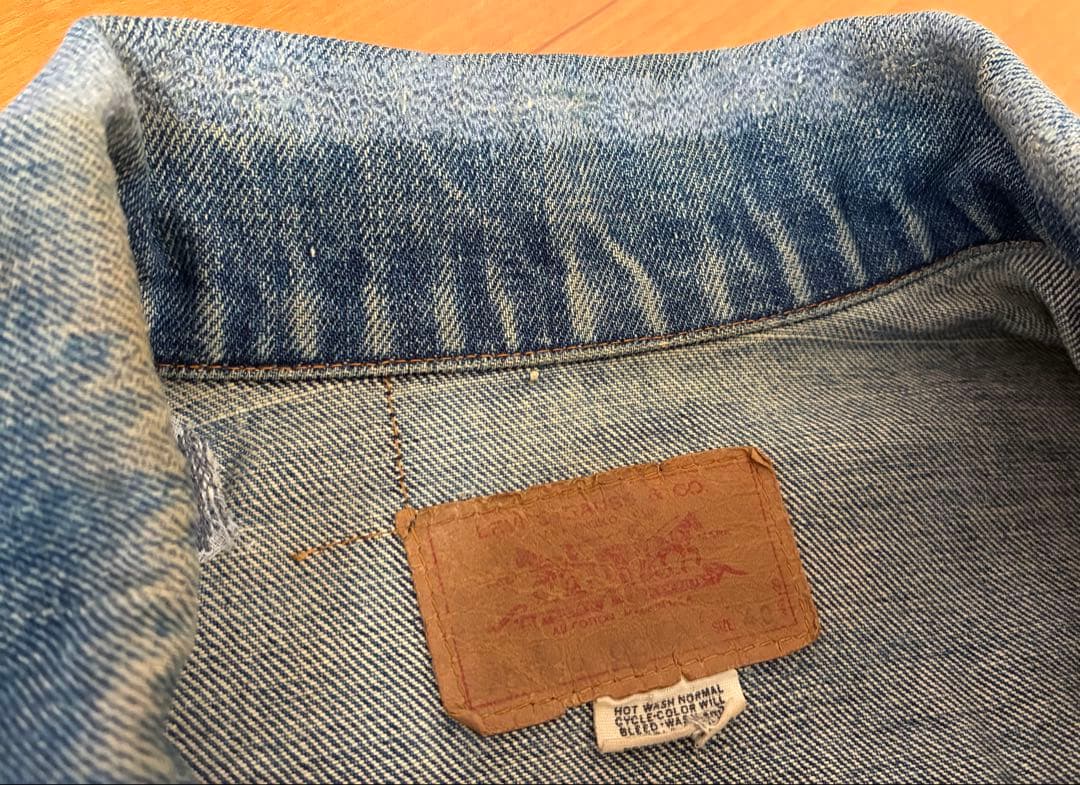 ケ*ン様 Levis 70505-0217 70s 横ケアタグ デニム ジャケッ