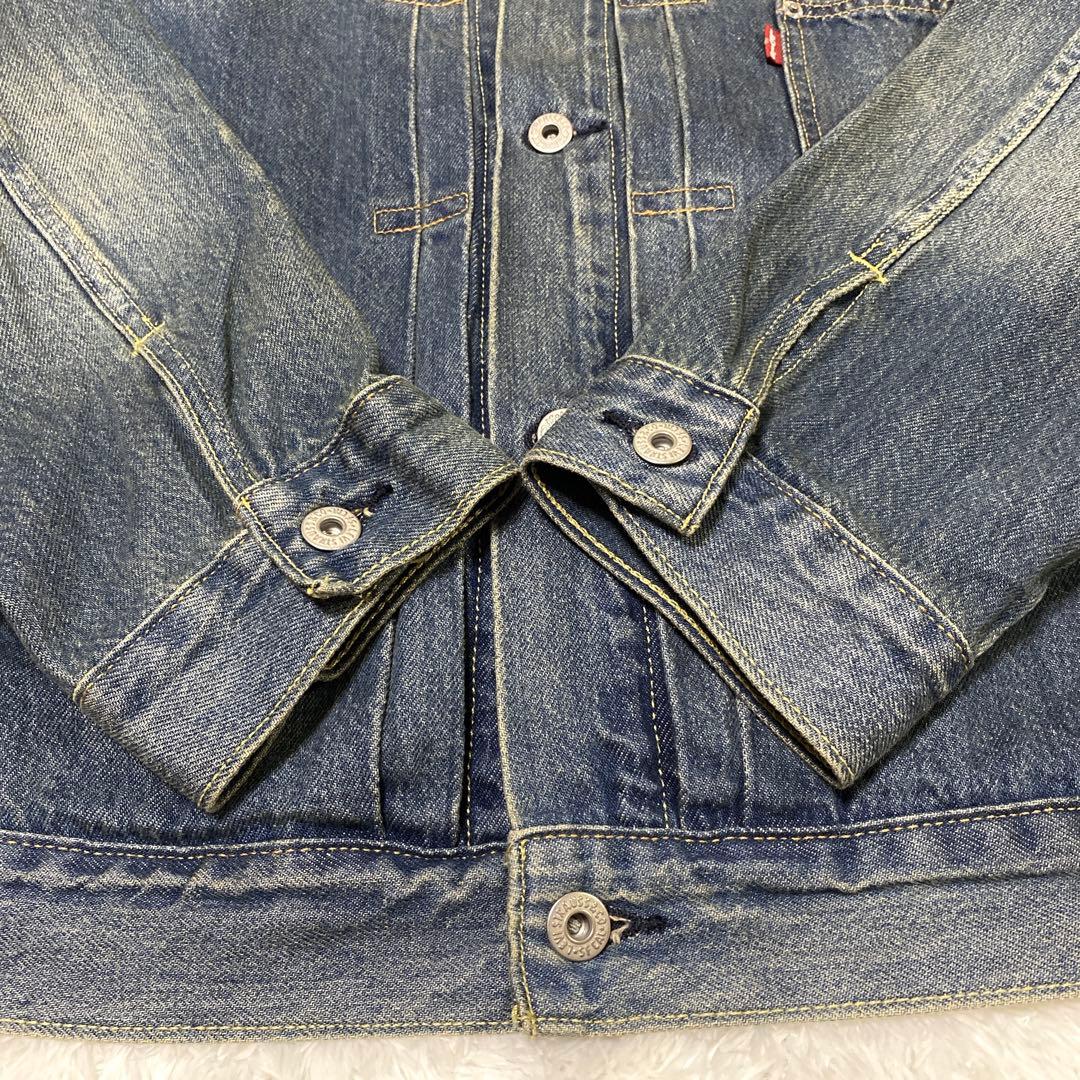 リーバイスプレミアム 1stタイプ TYPE1デニム XL BIG E革パッチ