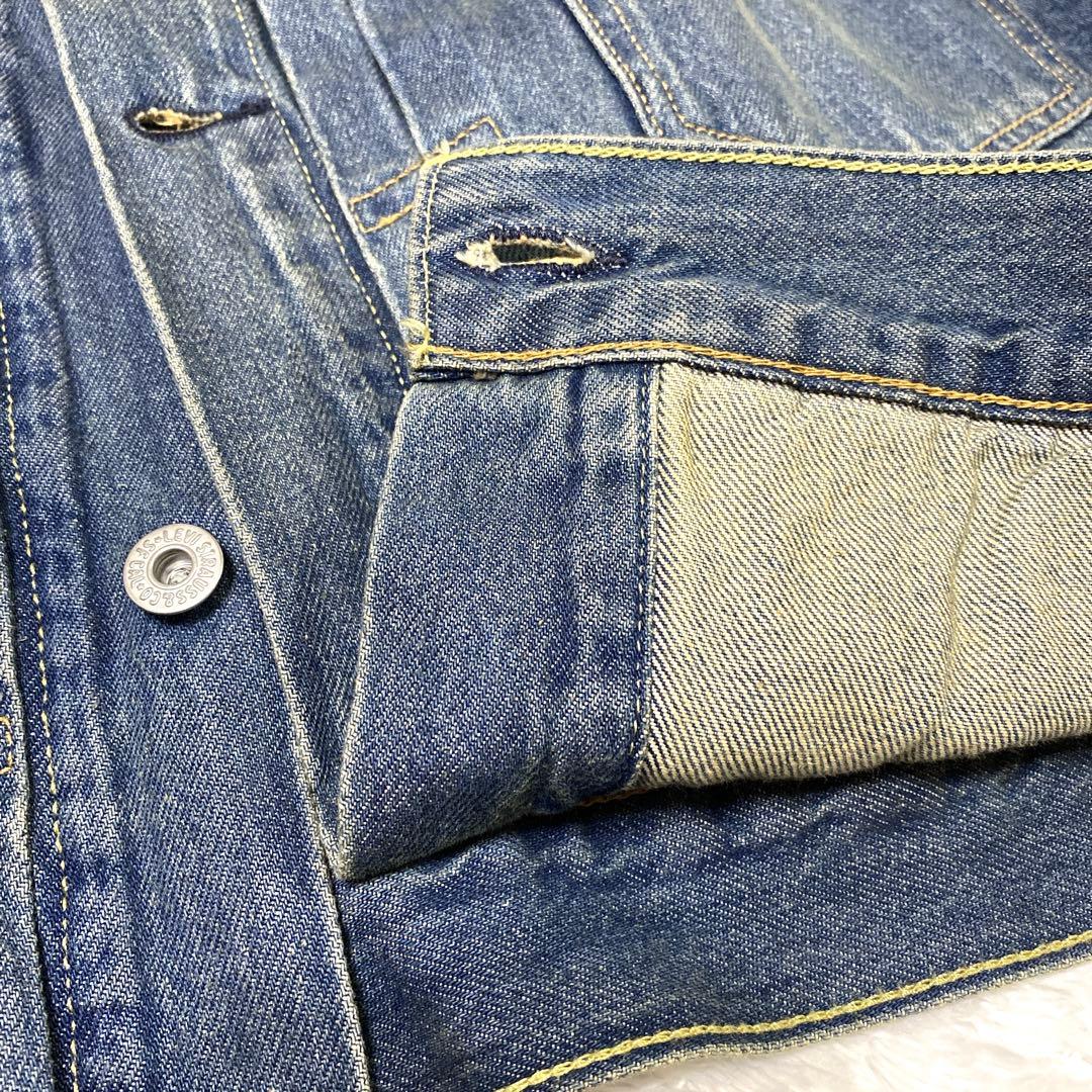 リーバイスプレミアム 1stタイプ TYPE1デニム XL BIG E革パッチ