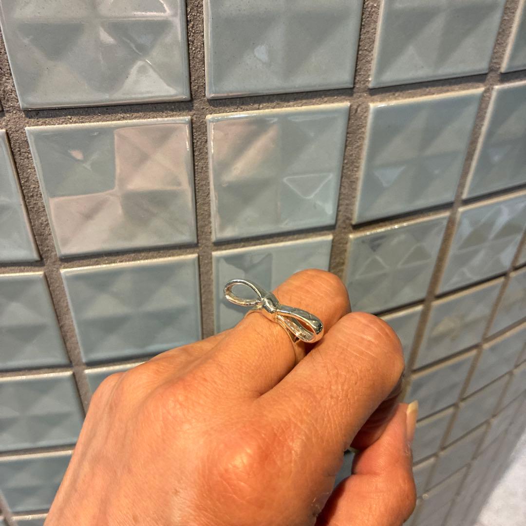 ぽえむさま専用 ao jewelry シルバー 925リボンリング