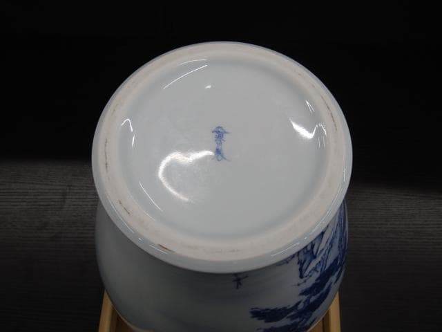 【未使用品】有田焼 深川製磁 宮内庁御用達 花瓶 壺 共箱付
