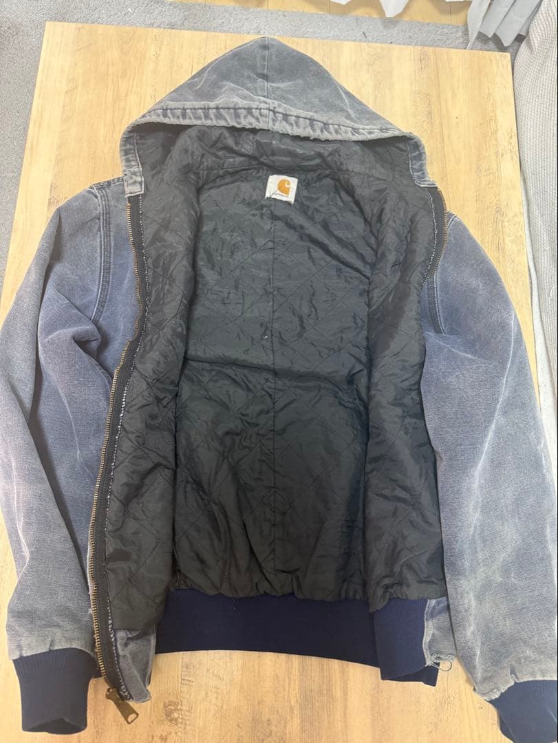 90s USA製 Carhartt アクティブジャケット 短丈 ダック M