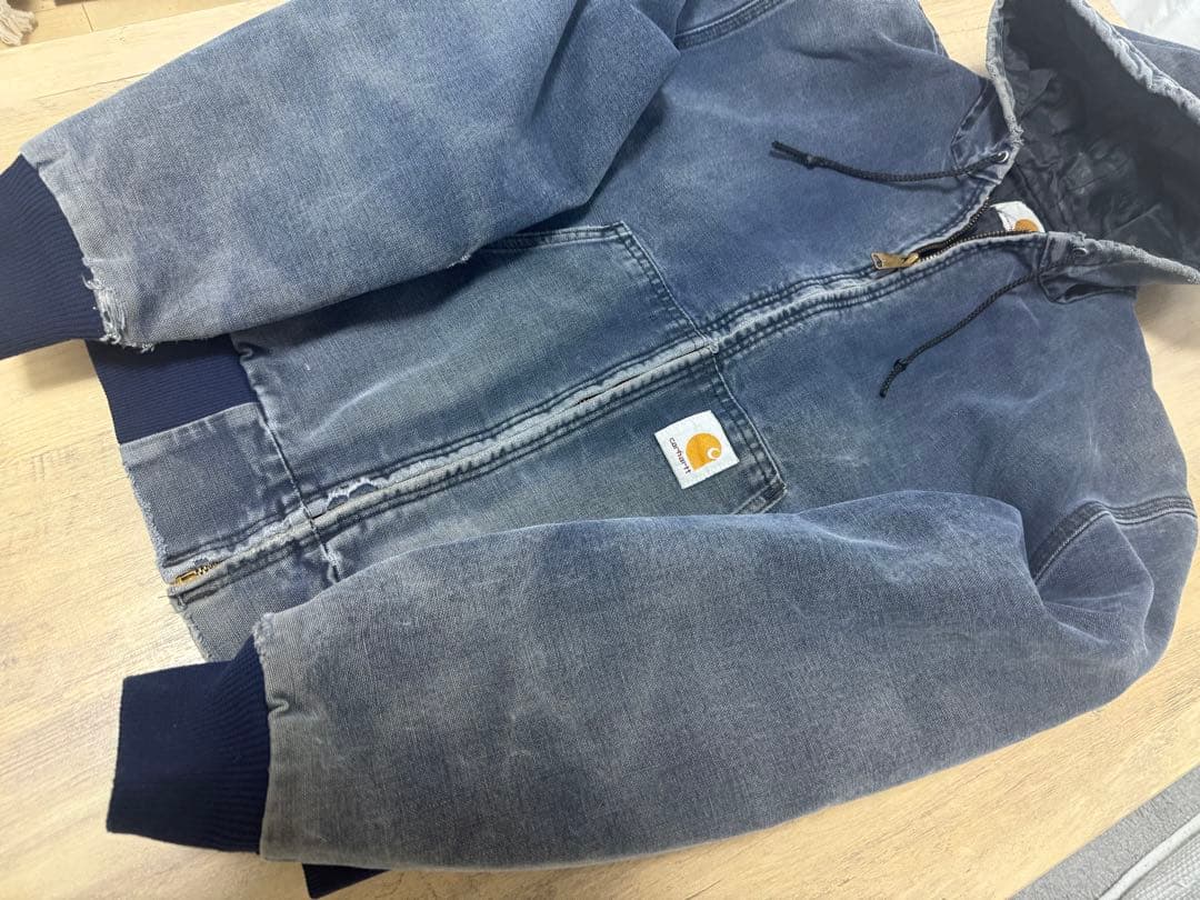 90s USA製 Carhartt アクティブジャケット 短丈 ダック M