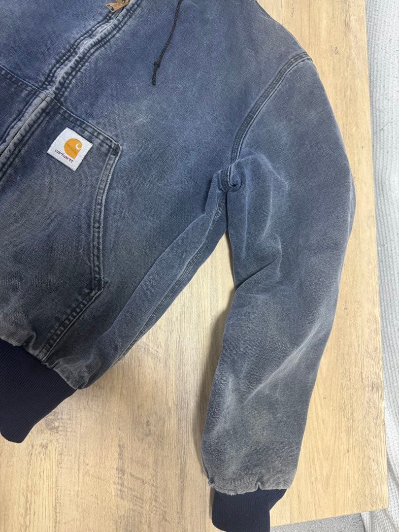 90s USA製 Carhartt アクティブジャケット 短丈 ダック M