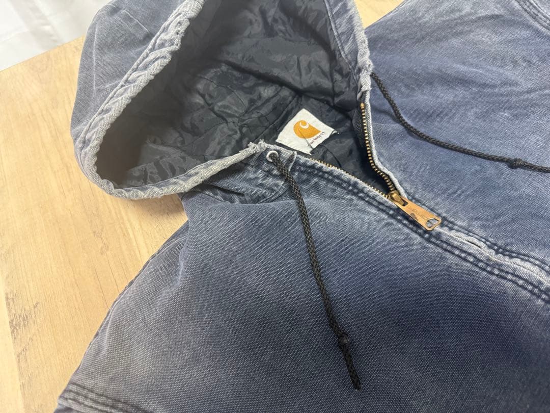 90s USA製 Carhartt アクティブジャケット 短丈 ダック M