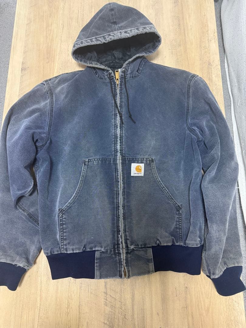 90s USA製 Carhartt アクティブジャケット 短丈 ダック M