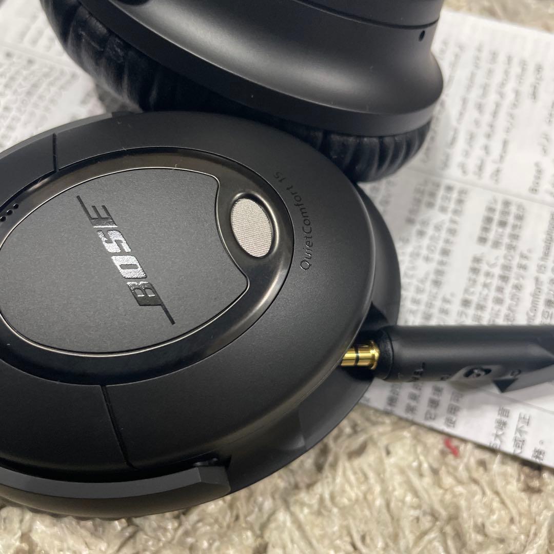 Bose QC15 有線ヘッドホン キャリングケース付き