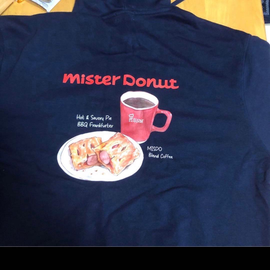 lepsim✖️Mister Donut バックプリント パーカー