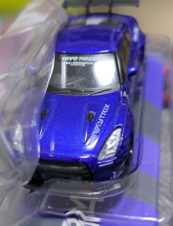 MINI GT LBWK 35GT-R CandyBLUE 初期カラーモデル