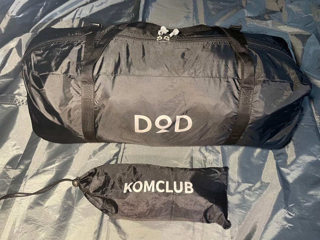 DOD ワンポールテント M ブラック タープ連結アダプター付き