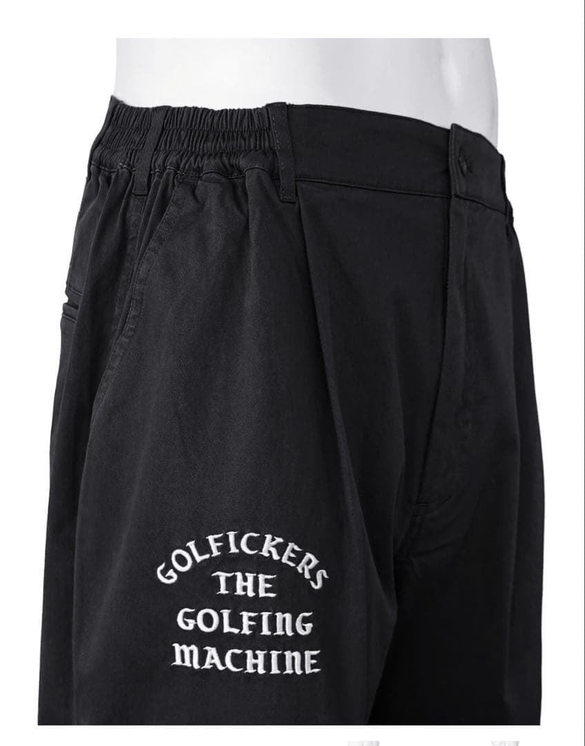 新品未使用　Golfickers ゴルフィッカーズ　チノパン　ブラック　XL