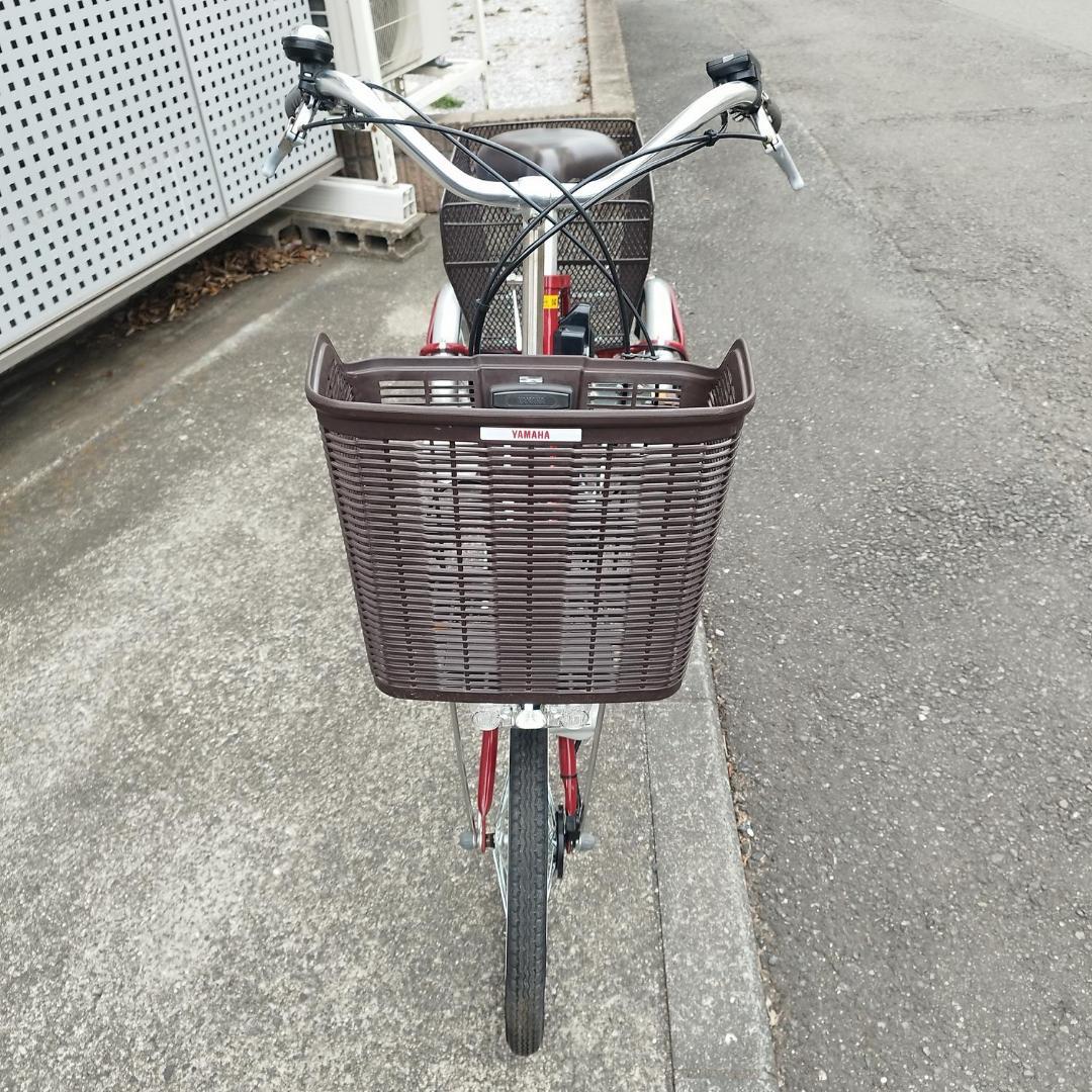 極美品 ヤマハ 電動アシスト三輪自転車 PAS ワゴン PA16W 15.8Ah