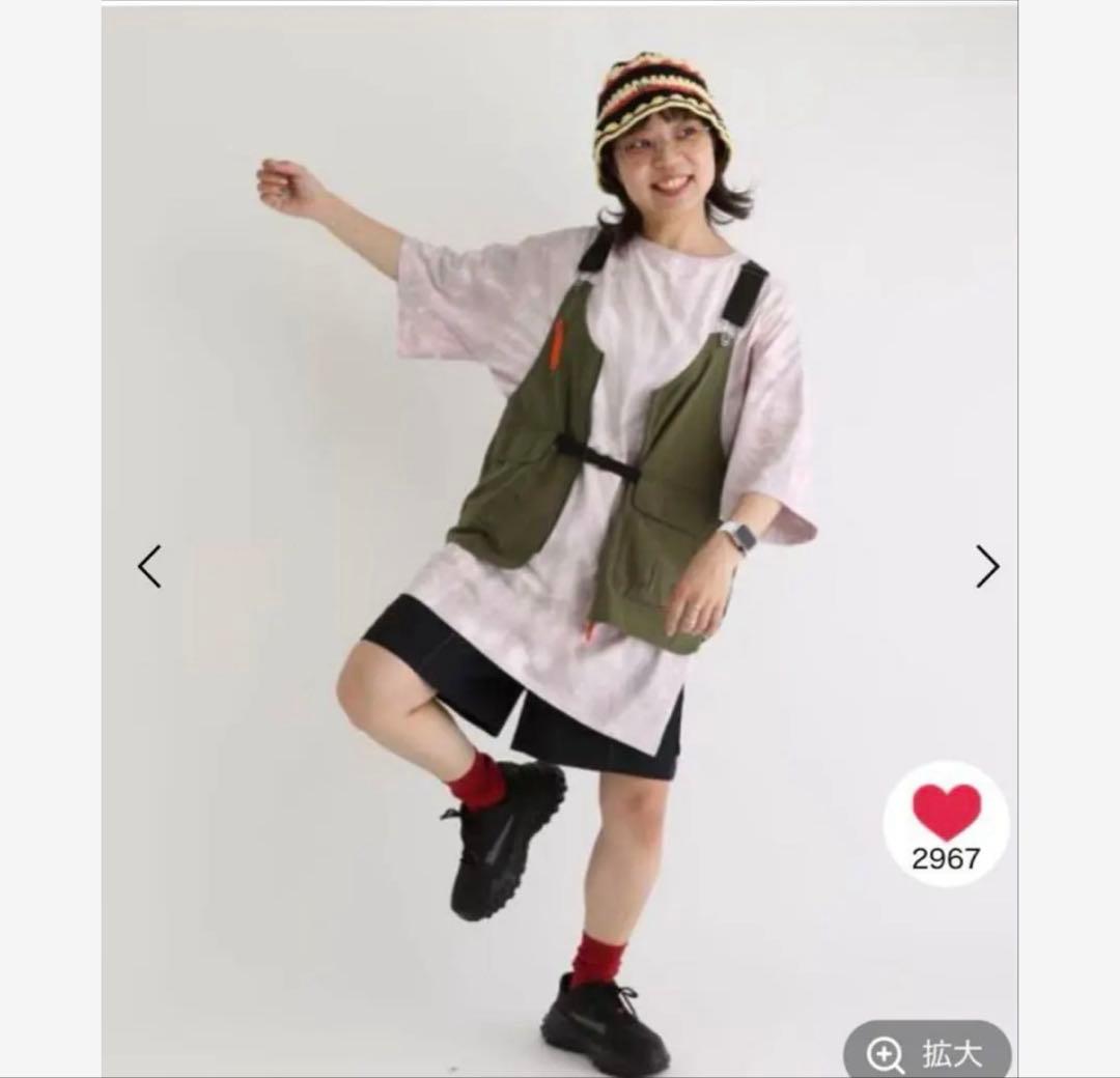 バヤコさん フェス ベスト カーキ keep being you 値下げ不可