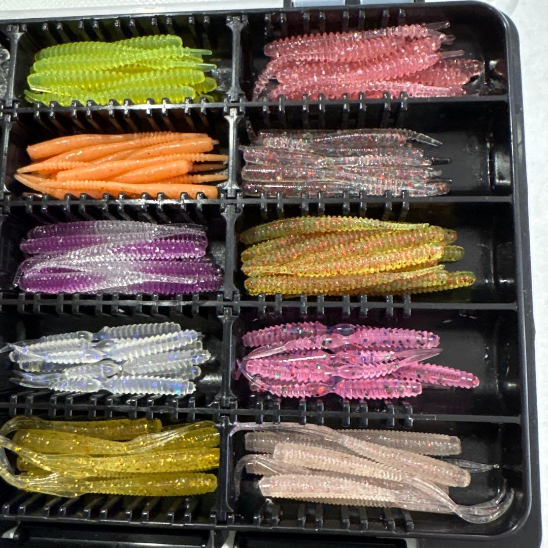 アジングワーム レイン他大量セット‼️ ケース付き‼️
