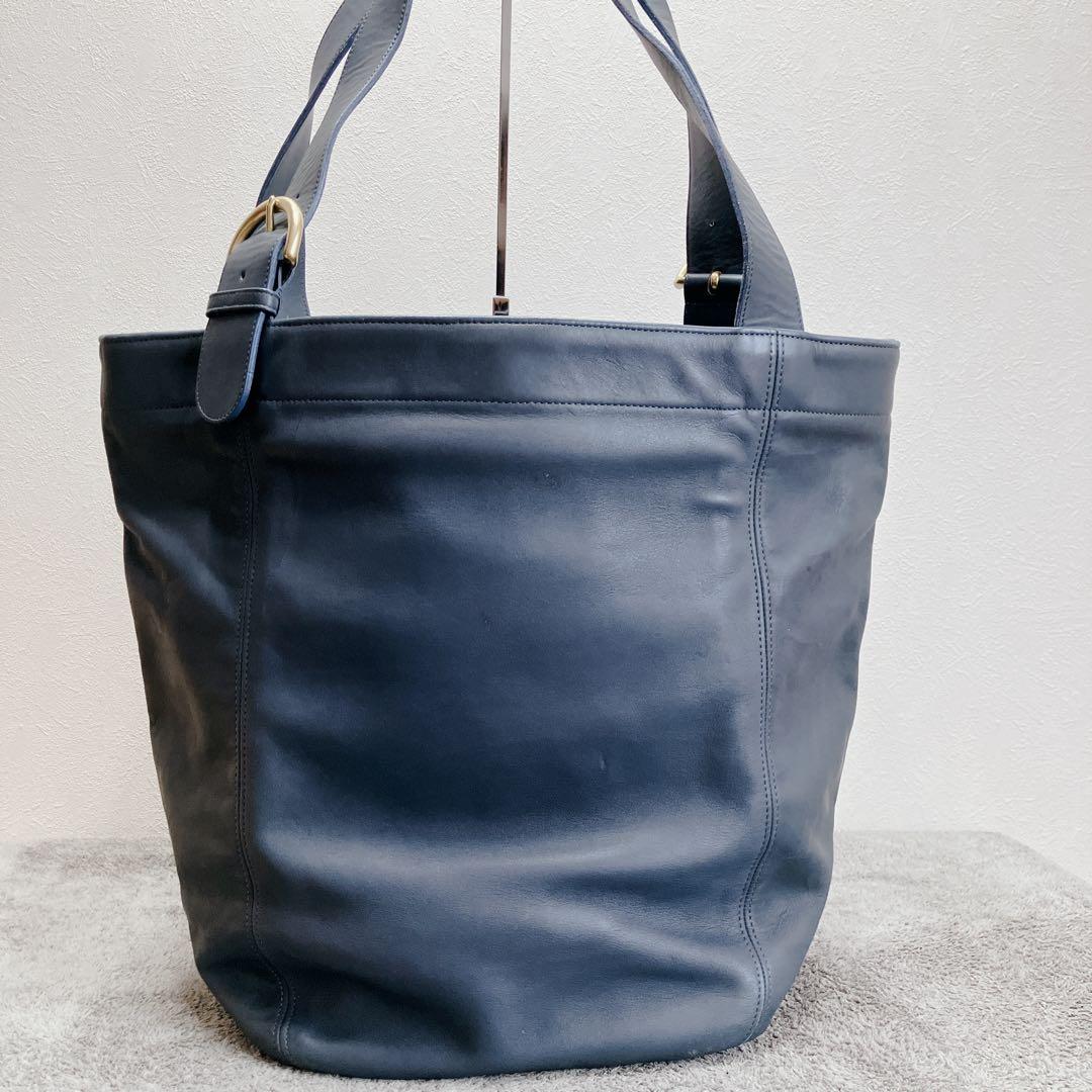オールドコーチ　コーチ　coach ショルダー　バッグ　レザー　濃紺　ネイビー