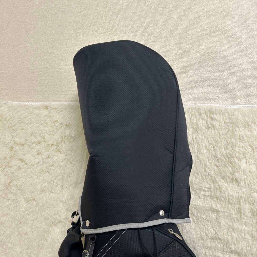 【美品】NIKE ナイキゴルフ キャディバッグ9型6分割 ブラック 軽量