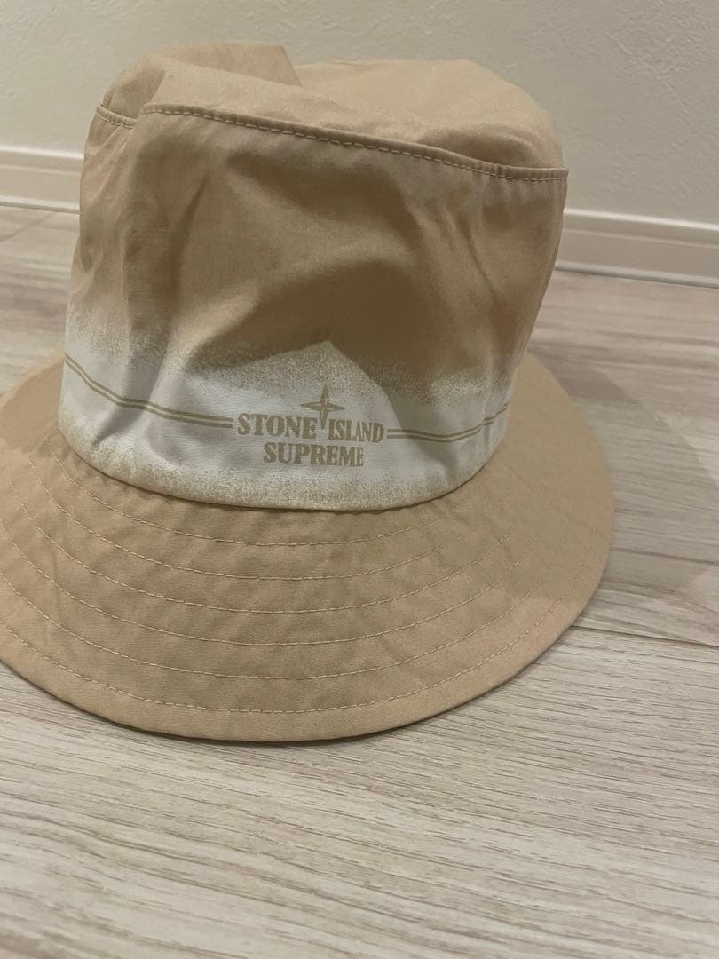 【美品】STONE  SUPREME バケットハット ベージュ