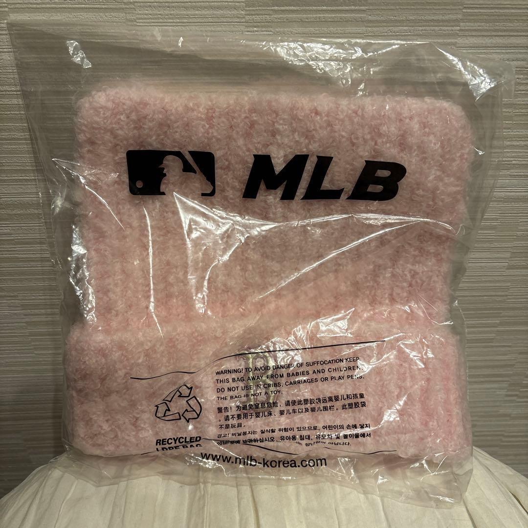 【SALE】MLB Korea 猫耳 ミャオン ビーニー ピンク　カリナ着用