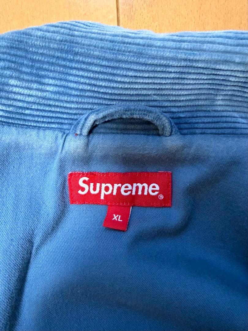 ジャケット・アウター Supreme Corduroy Zip Jacket blue