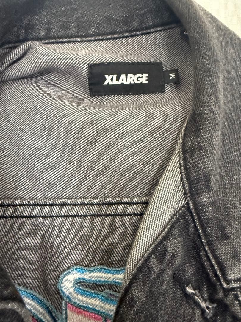 平*夢様 XLARGE グレー デニムジャケット M