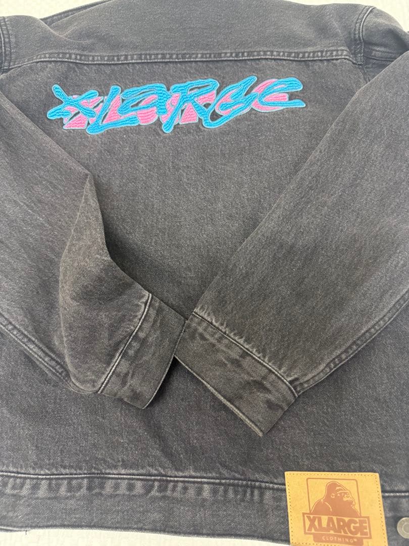 平*夢様 XLARGE グレー デニムジャケット M