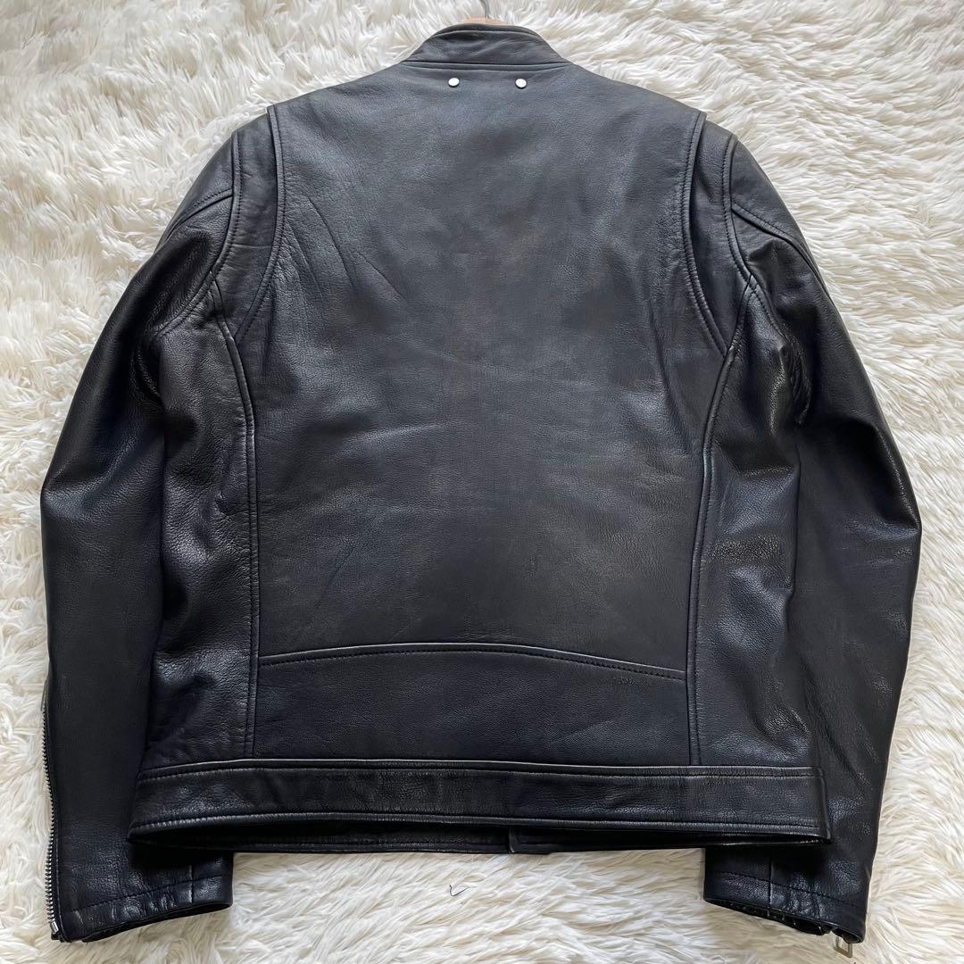 極美品✨ポールスミス　ライダースジャケット　中綿キルティング　近年モデル　黒　L