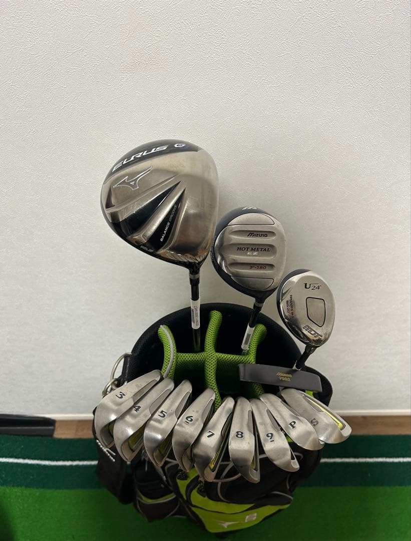 最終値引き！！【MIZUNO】ゴルフクラブセット　MIZUNOクラブメイン