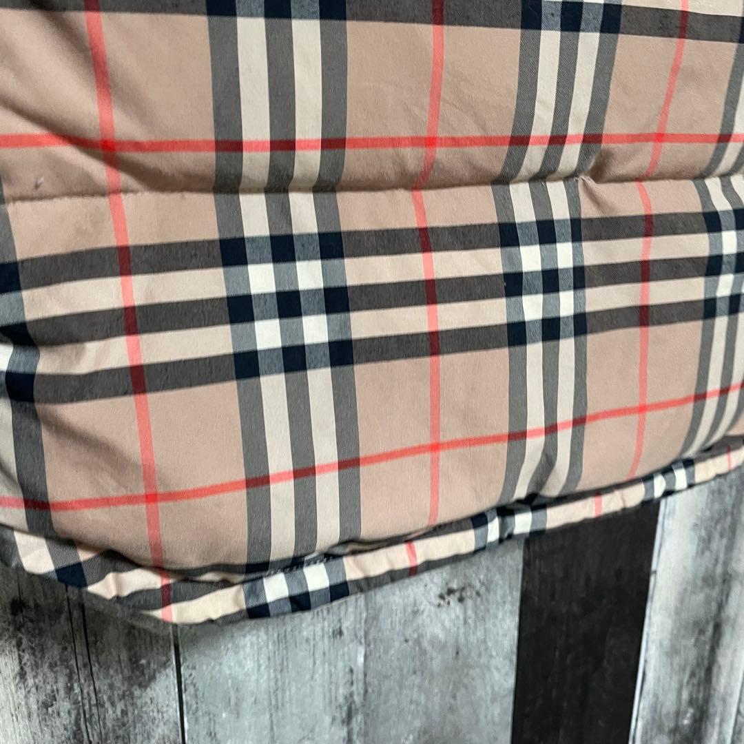 Burberry バーバリー ノバチェック柄 リバーシブル ダウン ベスト M