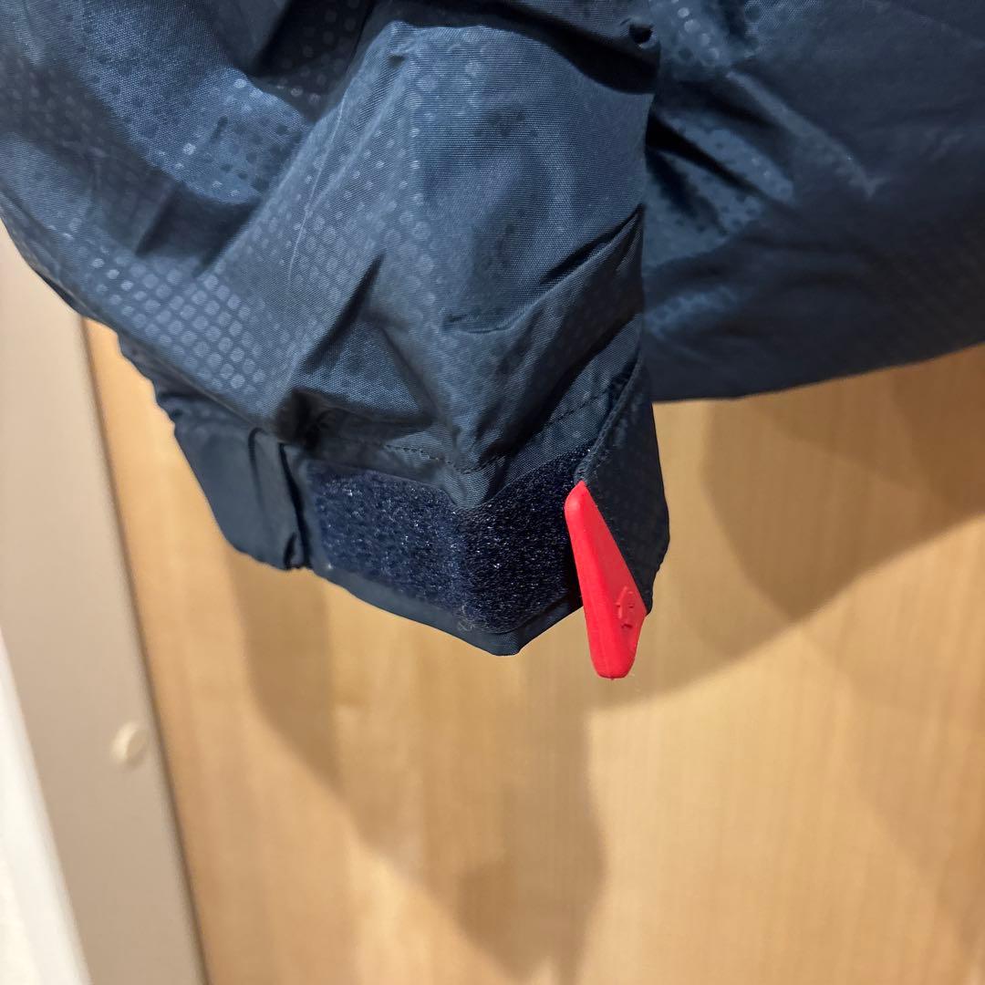 美品 DES￼CENTE ネイビー ウォームウインドブレーカー上下セットアップL