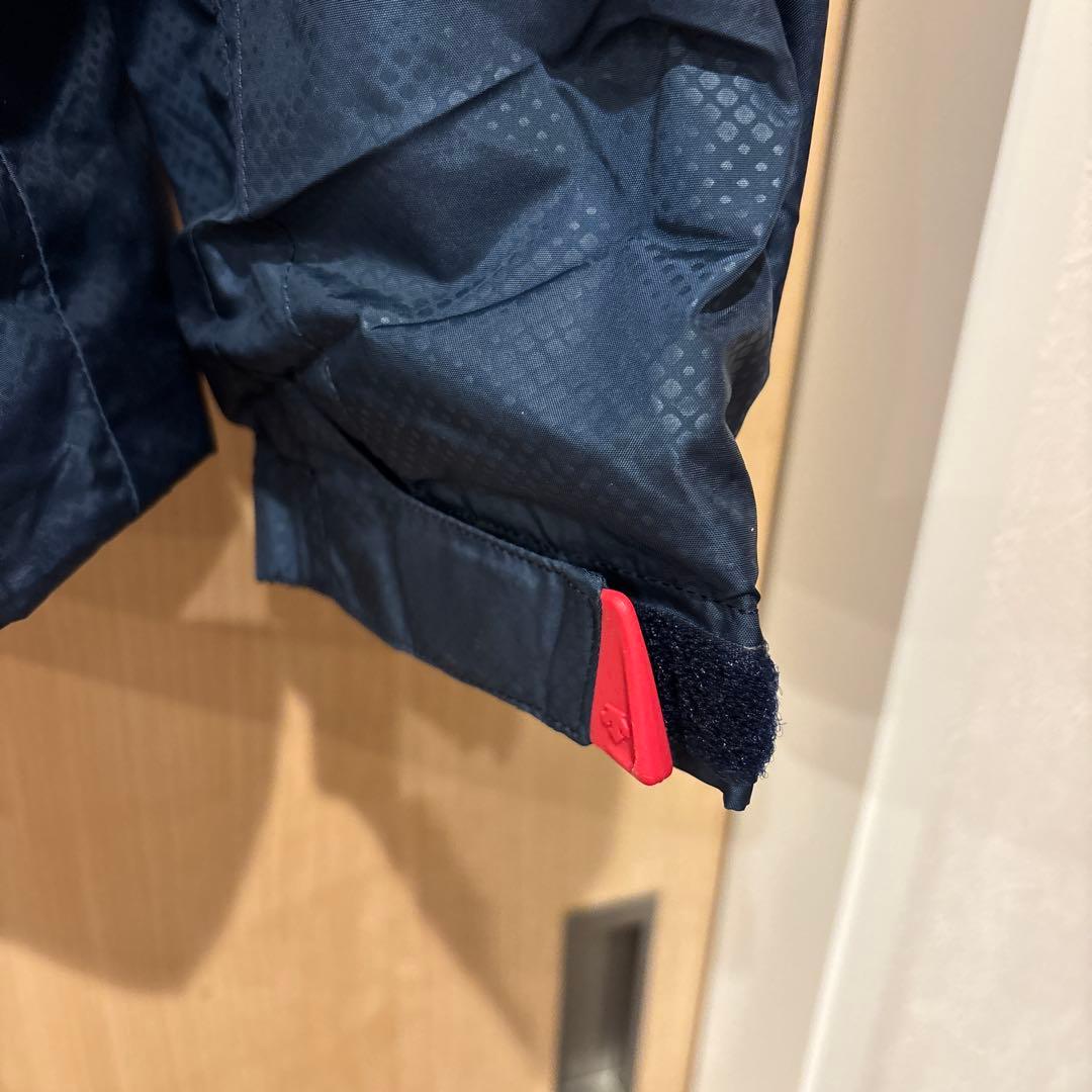 美品 DES￼CENTE ネイビー ウォームウインドブレーカー上下セットアップL