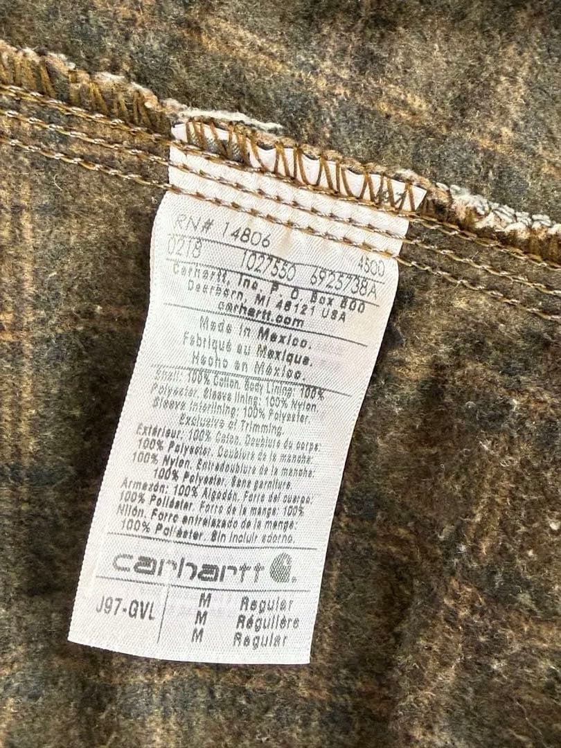 希少フェード Carhartt デトロイトジャケット J97 GVL サイズ　M