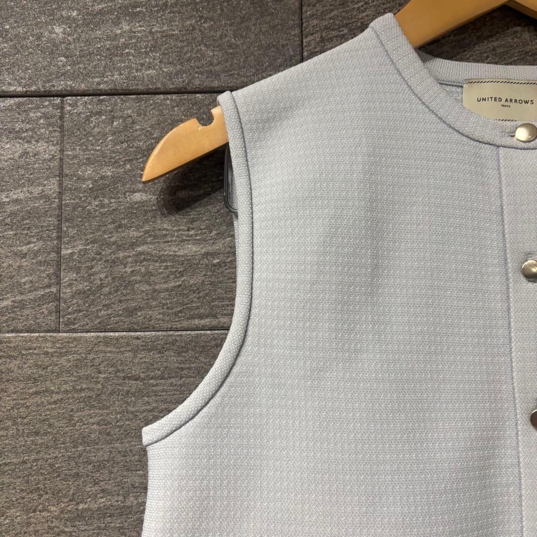 UNITED ARROWS ユナイテッドアローズ　バイカラー ティアードベスト