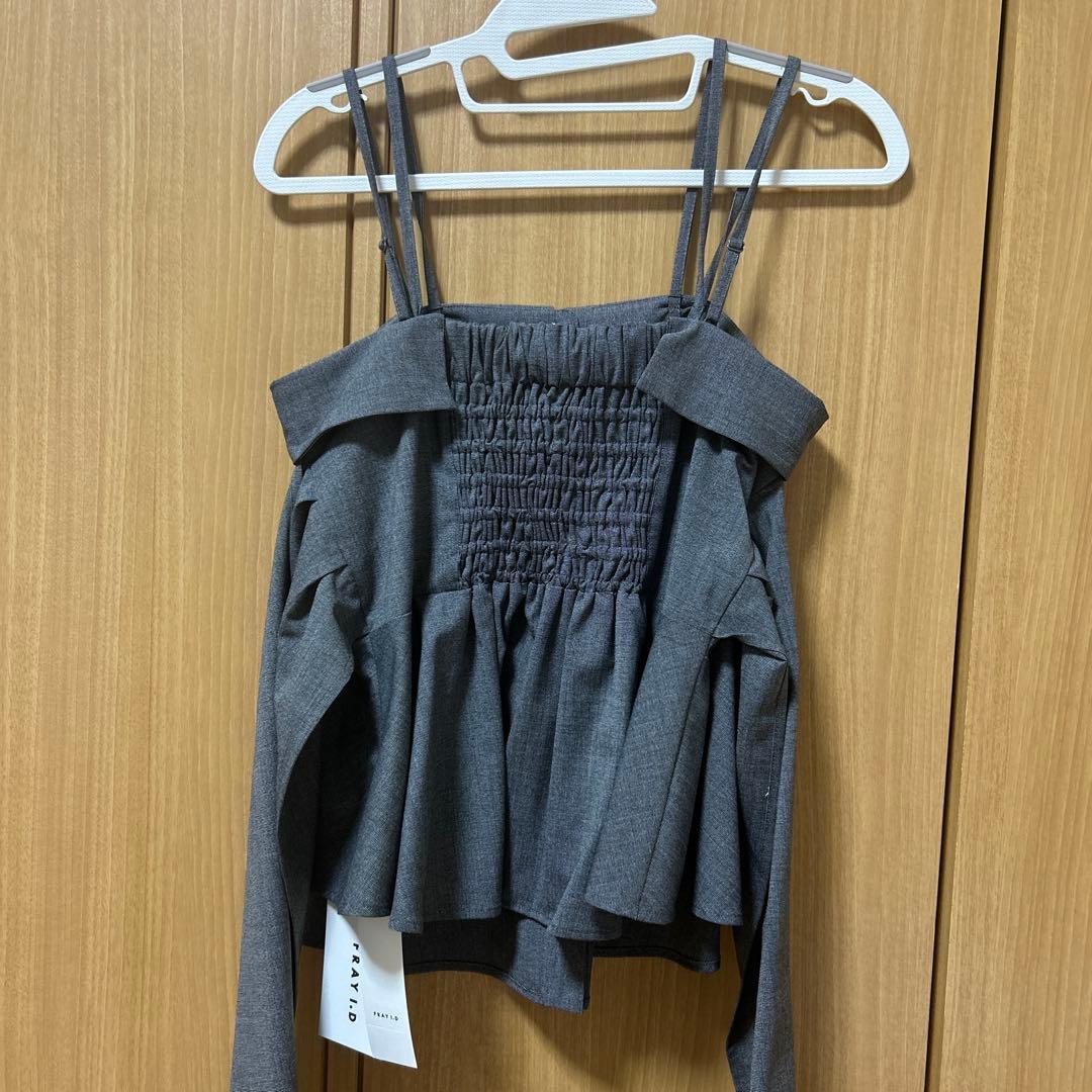 FRAY I.D フレイアイディー シャツデザインキャミビスチェ