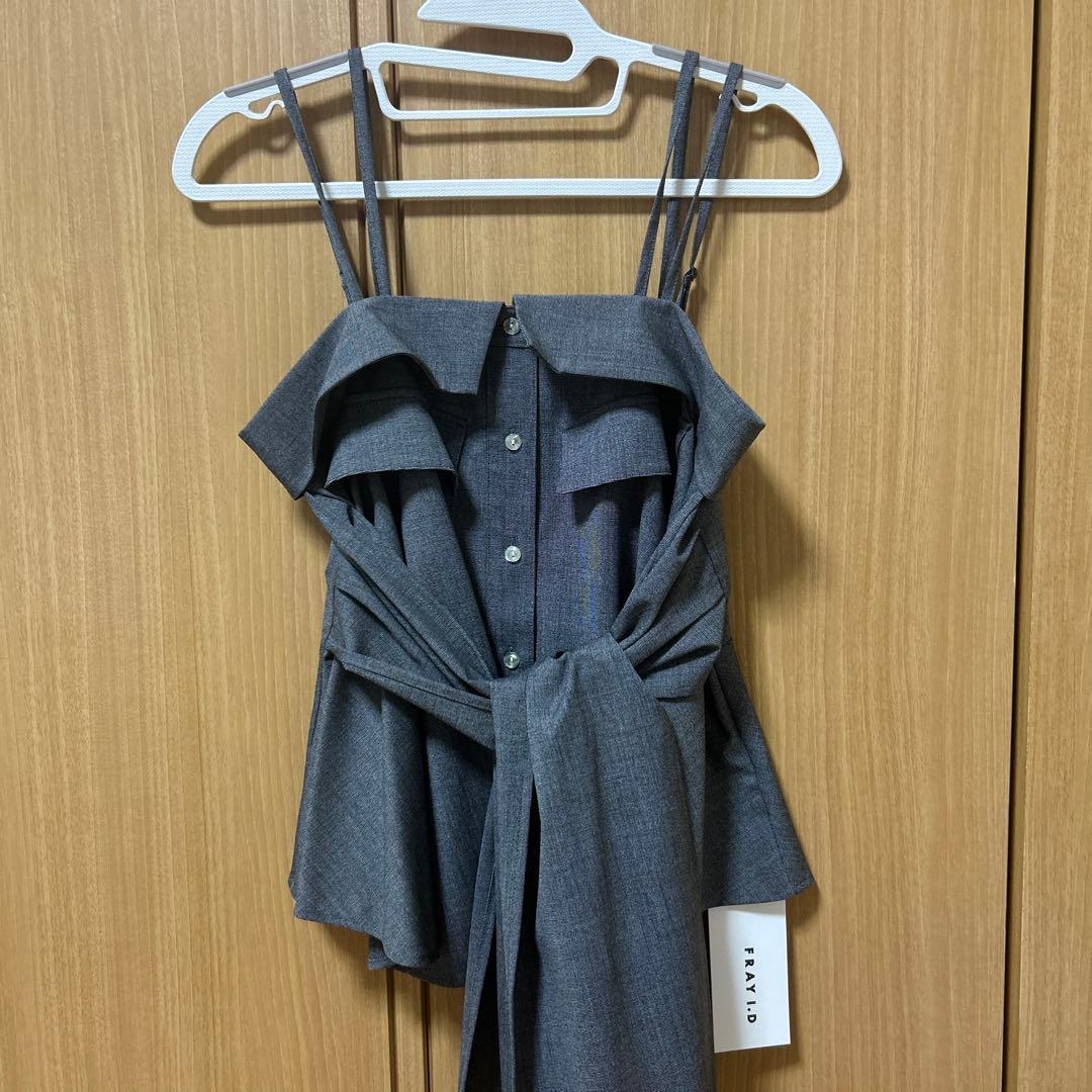 FRAY I.D フレイアイディー シャツデザインキャミビスチェ
