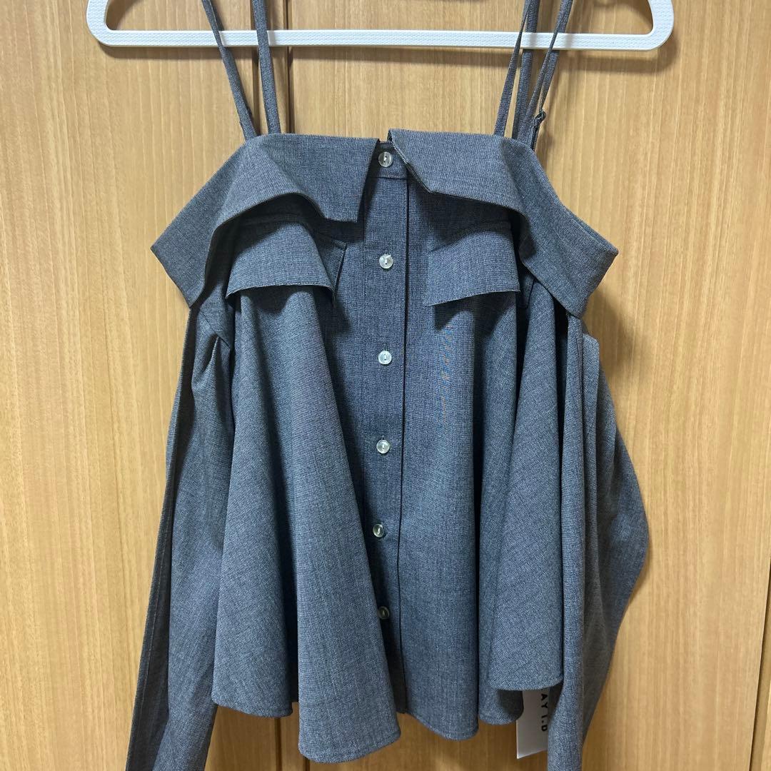 FRAY I.D フレイアイディー シャツデザインキャミビスチェ