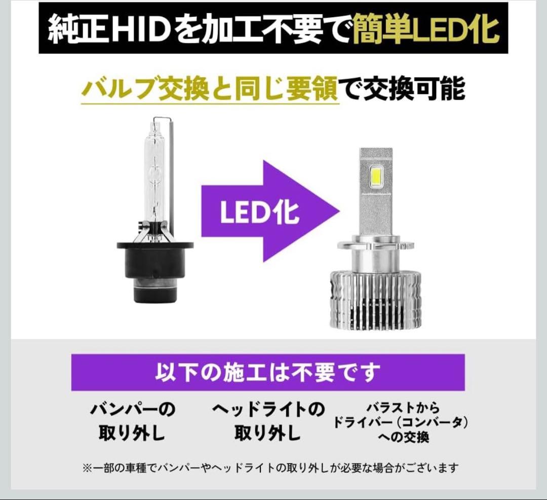 HID LEDヘッドライト 2個セット　HID屋