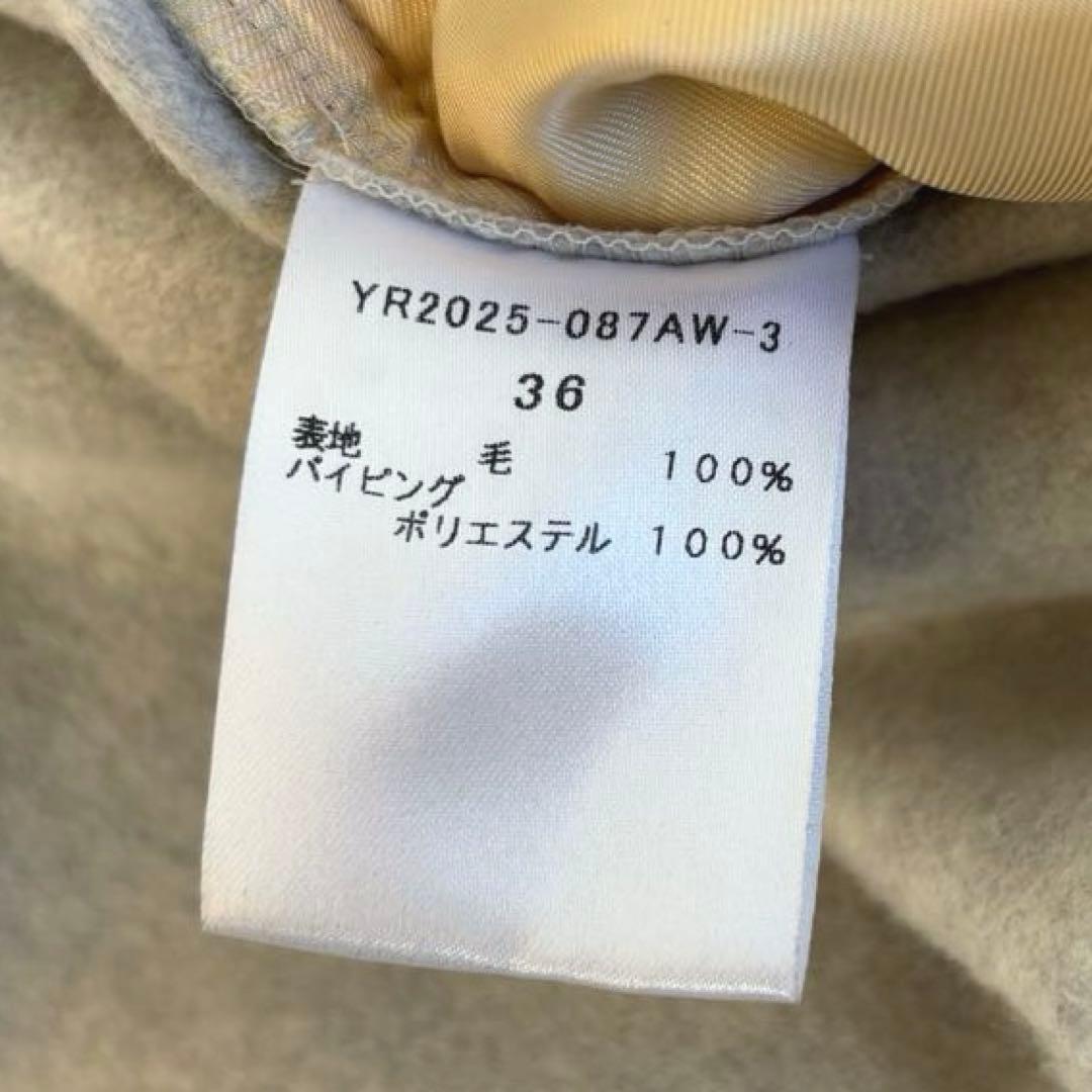 yori ウールライトポンチョコート 36 ヨリ