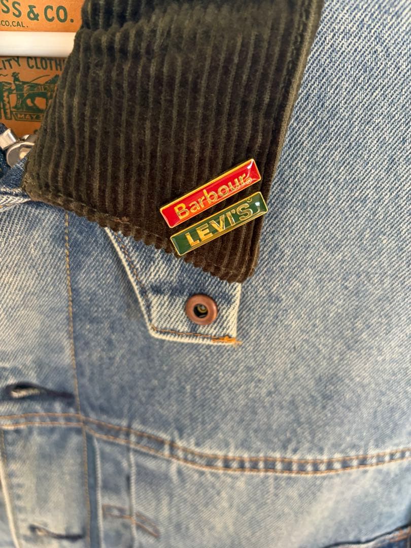 Barbour Levi's デニムジャケット M バブアー　リーバイス