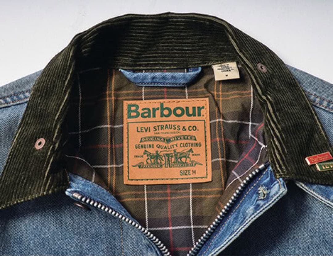 Barbour Levi's デニムジャケット M バブアー　リーバイス