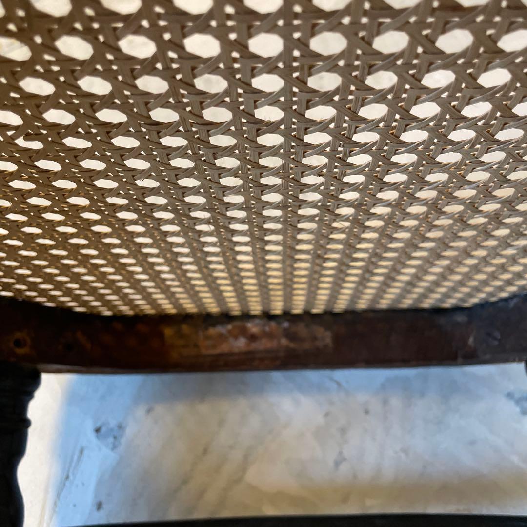 ★アンティーク品★FISCHEL ベントウッド ラタンシートチェア①