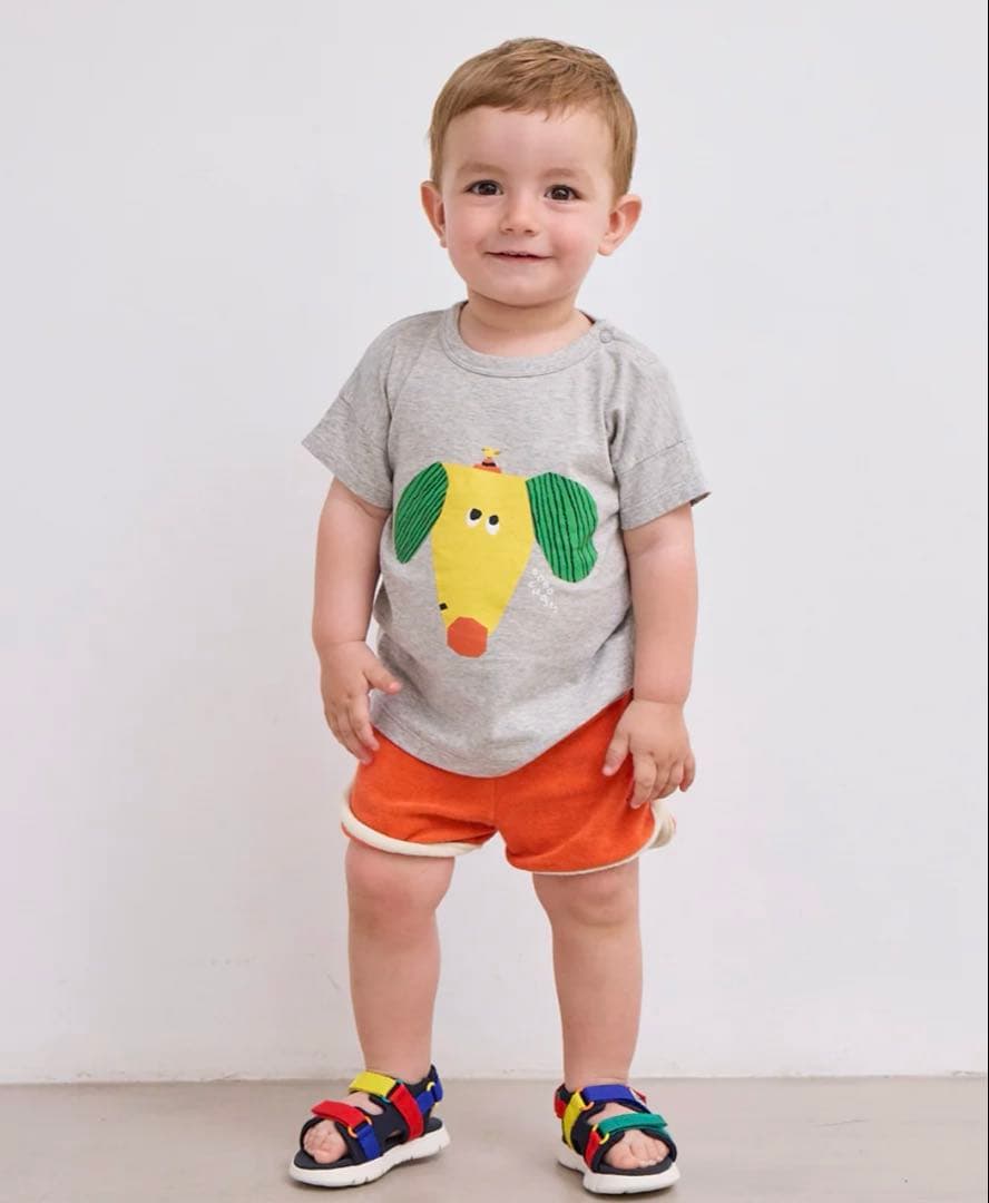 トップス BOBO CHOSES 12M HAPPY DOG baby T-SHIRT