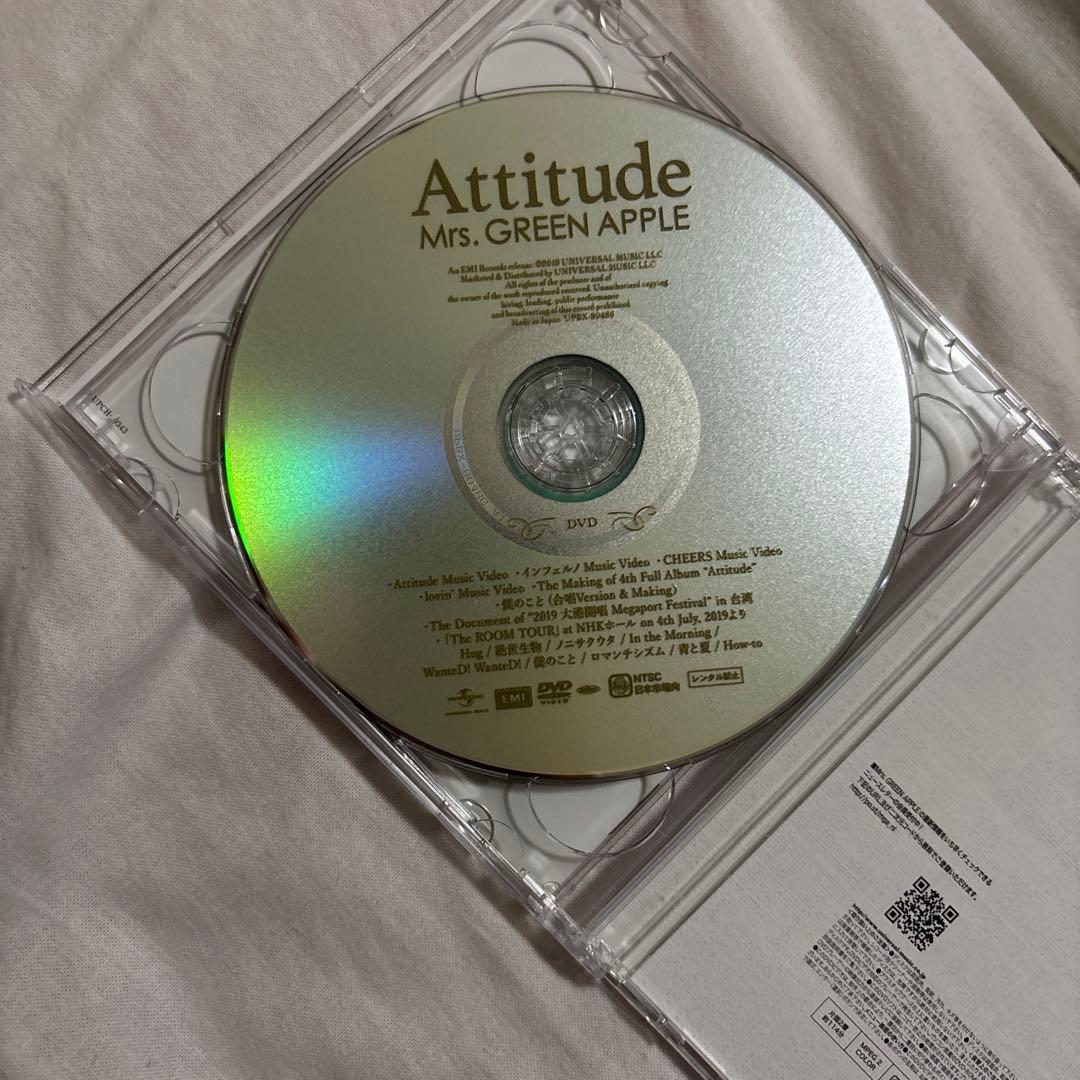 Mrs. GREEN APPLE 『Attitude』 初回限定盤 CD+DVD
