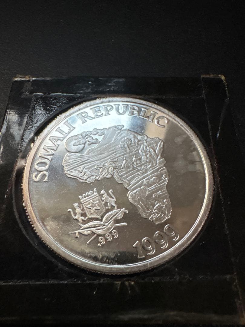 ソマリア 1999年 銀貨 1オンス 純銀　