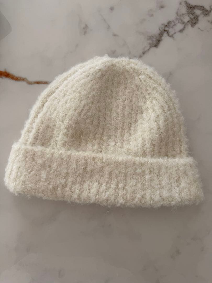 ハーリップトゥBoucle Knit Cap（ecru）