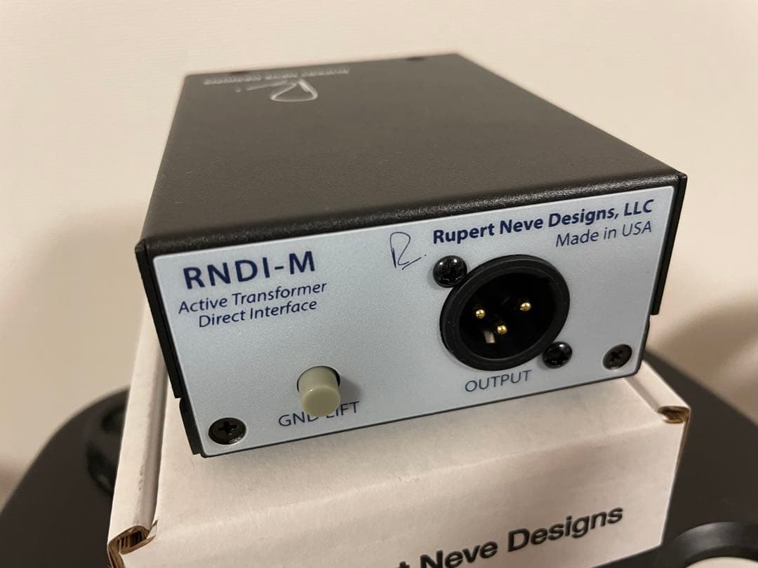 超美品 RNDI-M Rupert Neve Designs ダイレクトボックス