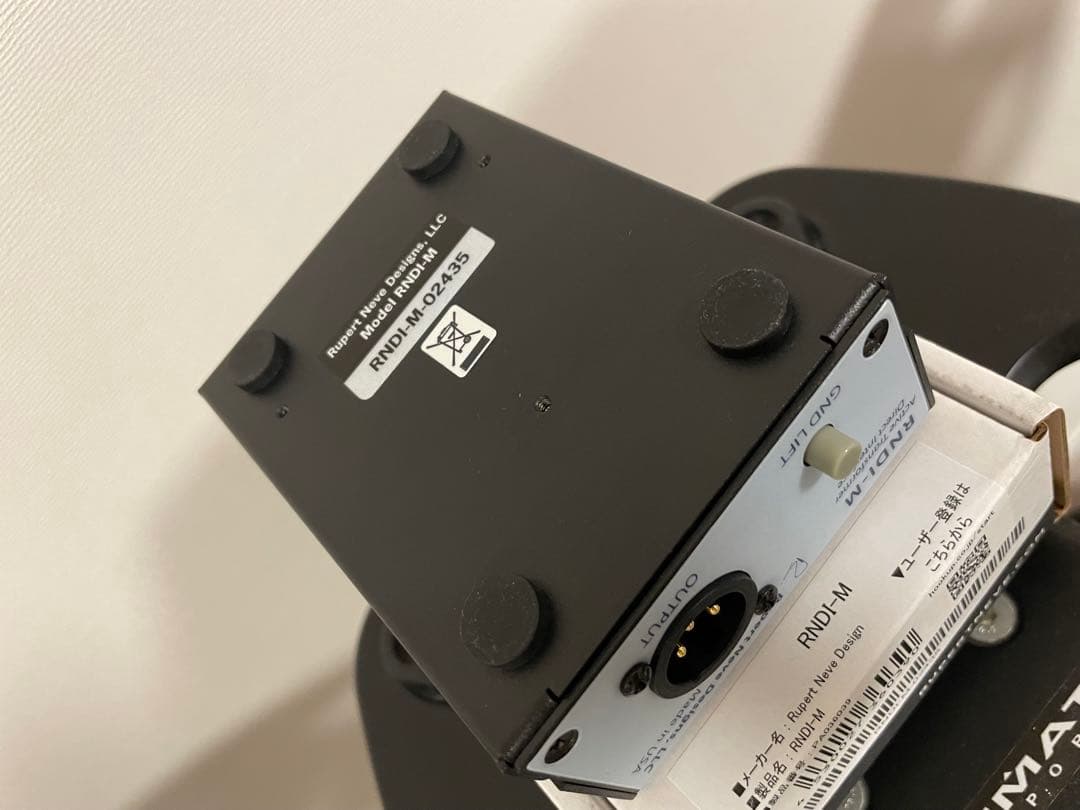 超美品 RNDI-M Rupert Neve Designs ダイレクトボックス