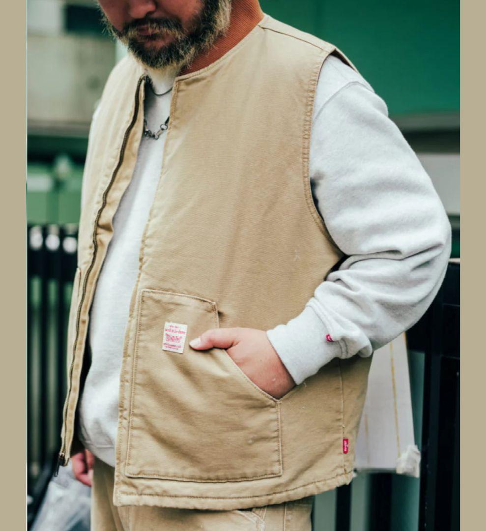 新品✨Levi's/リーバイス WORKWEAR ベスト　ダック地