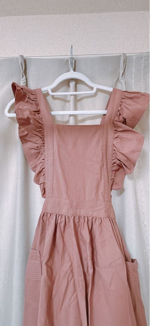 【未使用】Herlipto 【Washed Cotton Apron】エプロン