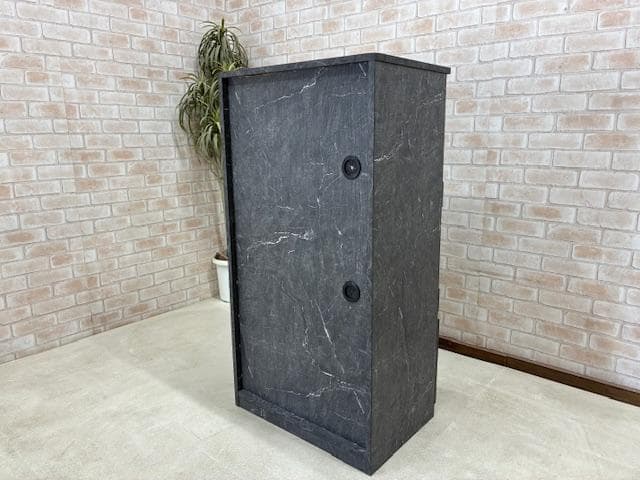 レンジ台　キッチン　収納　BK　引き戸　新品
