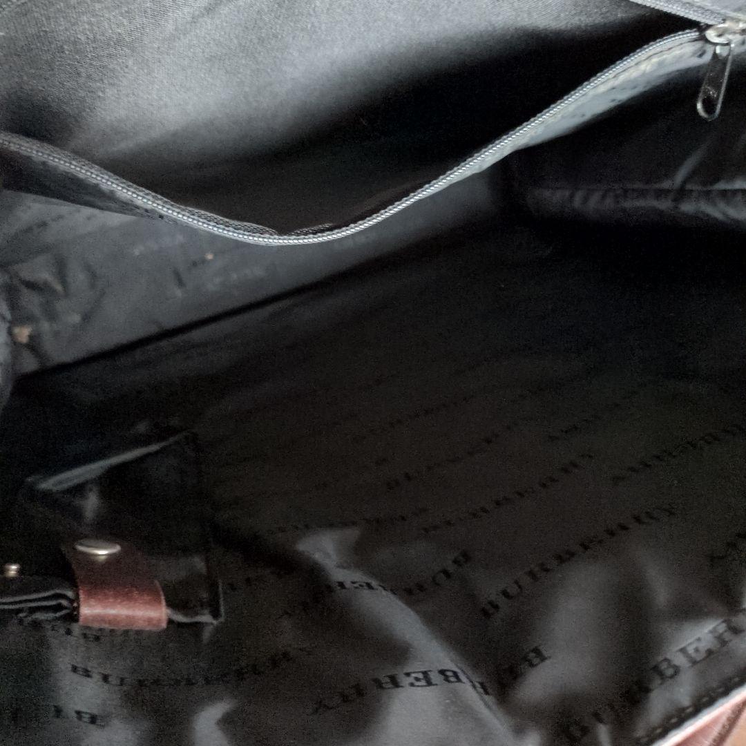 ♦️BURBERRY バーバリーノバチェック トートバッグ レザー＆キャンバス